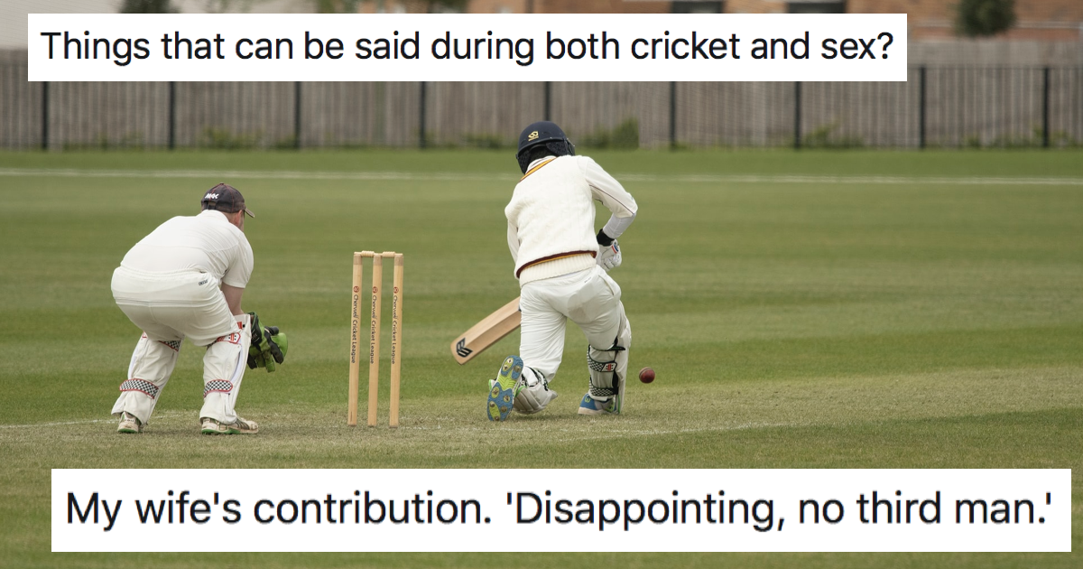 People Are Sharing Things You Can Say Both During Cricket And Sex