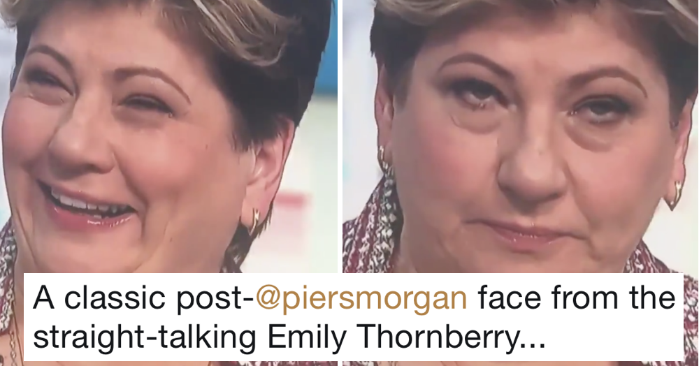 Emily Thornberrys Face Talking To Piers Morgan On Gmb Speaks For The Nation The Poke 8319