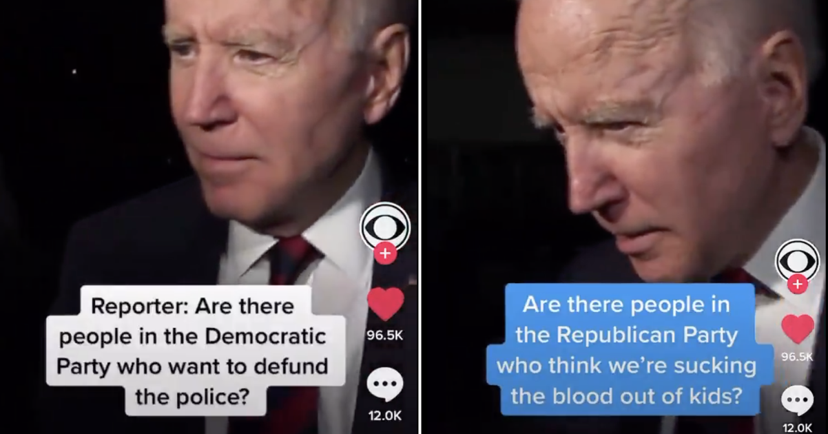 Joe Biden's Hilariously Brutal Shutdown Of This Reporter's Question ...