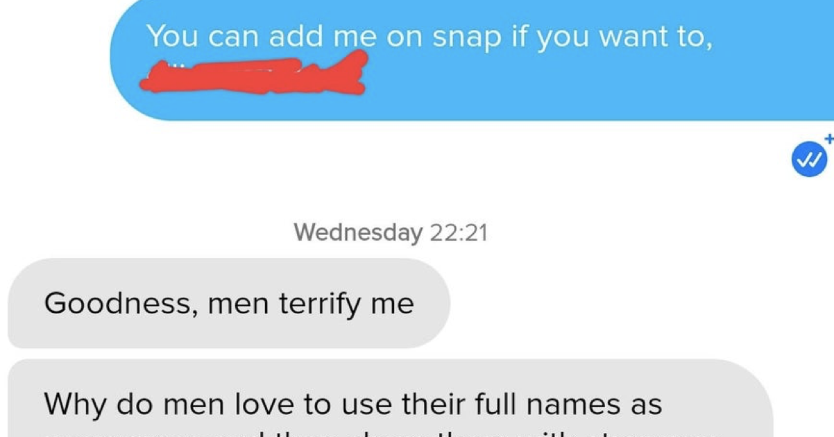 This Tinder Chat Took An Entirely Unexpected Turn The Poke   Tindersnap 1 