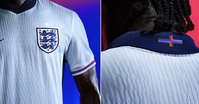 Nike's 'playful update' on the new England shirt had some fans frothing ...