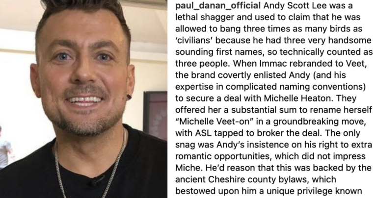 This epic Paul Danan 'tale' is so fabulously written they should make ...